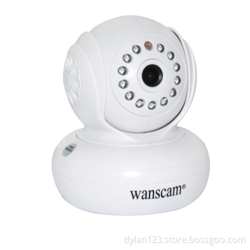H.264 720p Megapiexl wanscam security camera with sd card recording P2P function mini ip camera
